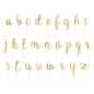 Preview: Cake Topper - Alphabet / a - z / GOLD